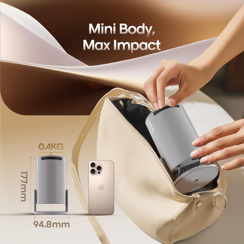 Magcubic Projector Android 14 Hy300pro, Dual Wifi6, 290 Ansi Brightness, 1280x720p Resolution, Home & Outdoor Use, Table Mount