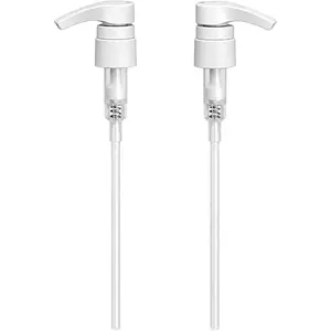 Shampoo Conditioner Pump (2-Pack) - White  Dispenser for 1 Liter / 33.8 oz Bottles, Locking Pump Top, Salon Professional Use by  Kombucaha