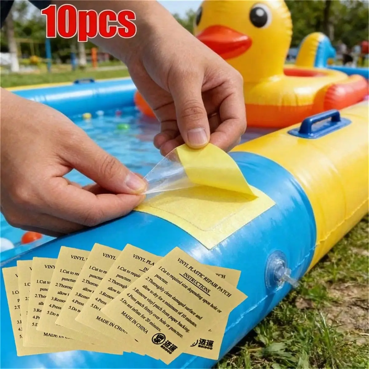 10/20/30 Repair Patches, Waterproof Patches for Tents and Swimming Rings, Portable Reflective Repair Patches, No Battery Required