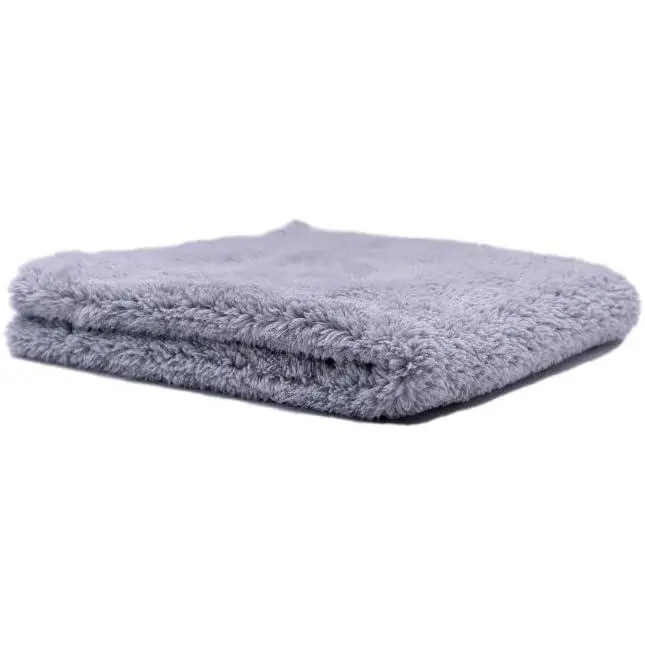 Plush 470 Microfiber Towels for s -   Detailing Towels - Edgeless Ultrasoft  Fiber Cloth for  Wash, Interior & Exterior (1 - Speed Gray 470GSM)