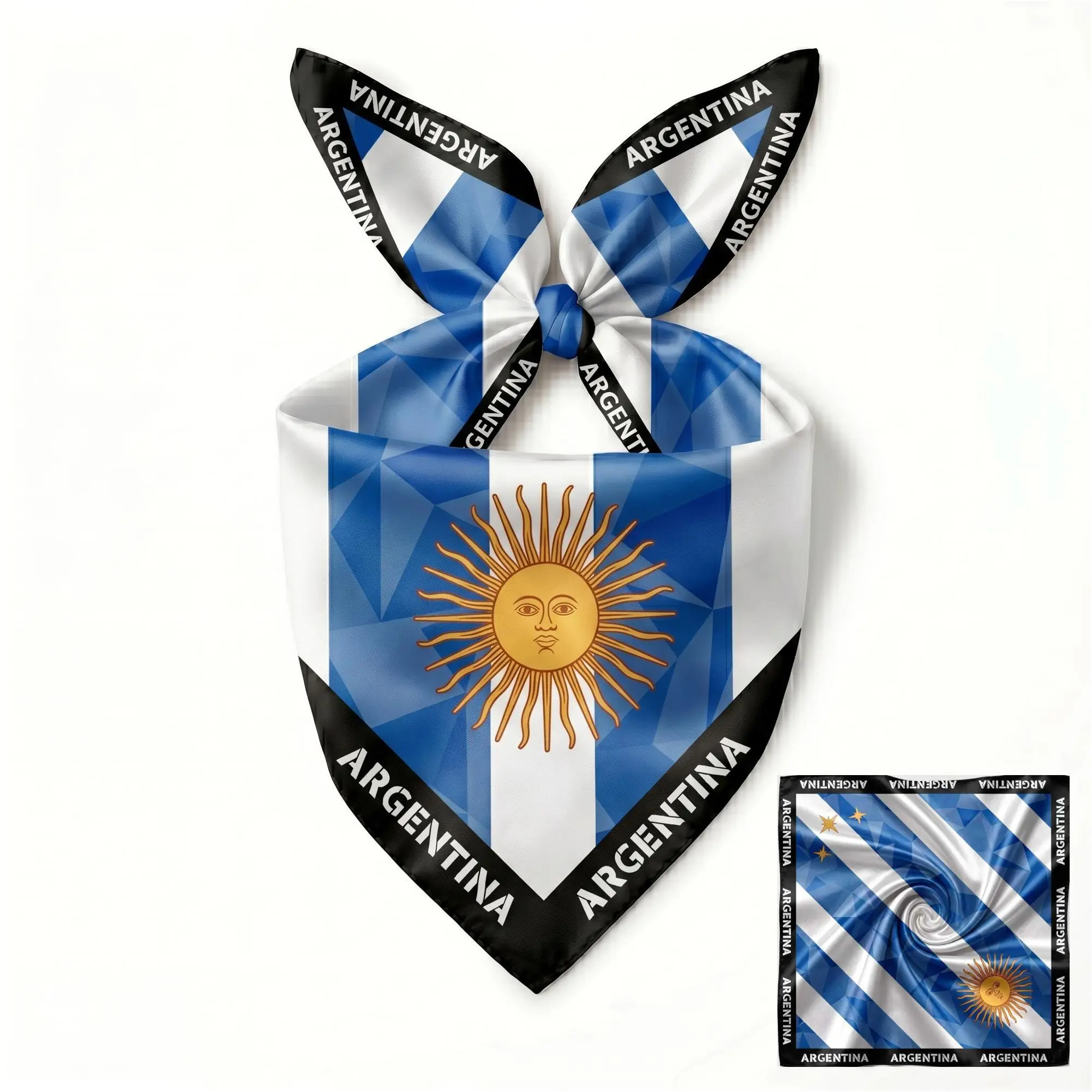 Multifunctional Scarf 90cm*90cm - Argentina Team