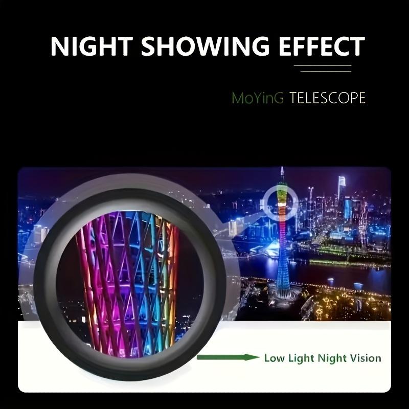 HD Monocular Telescope, Compact Portable for Travel, Hiking, Fishing, Camping, Stargazing, Concerts & Bird Watching