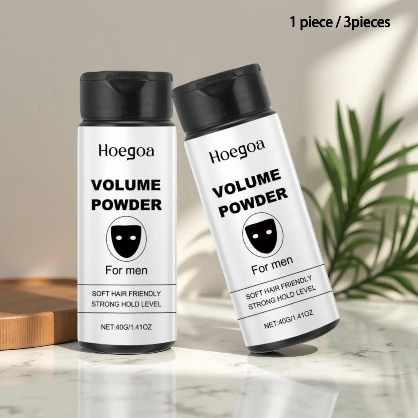 Plump Styling Hair Texturizing Powder 40g/40g*3 Volume Powder, Gentle Ingredients No Wash Volumizing Oil Control Fresh Long-Lasting Hold, Suitable for Most Hair Types