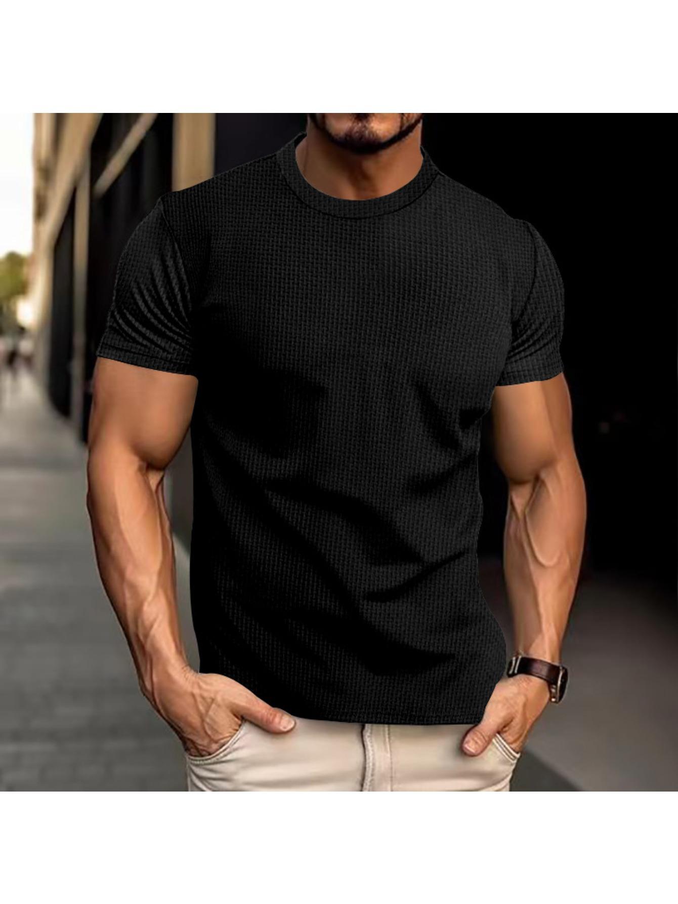Men's Men's Short-sleeved T-shirts Breathable Slim Tops Men's Running Sports T-shirts Trendy