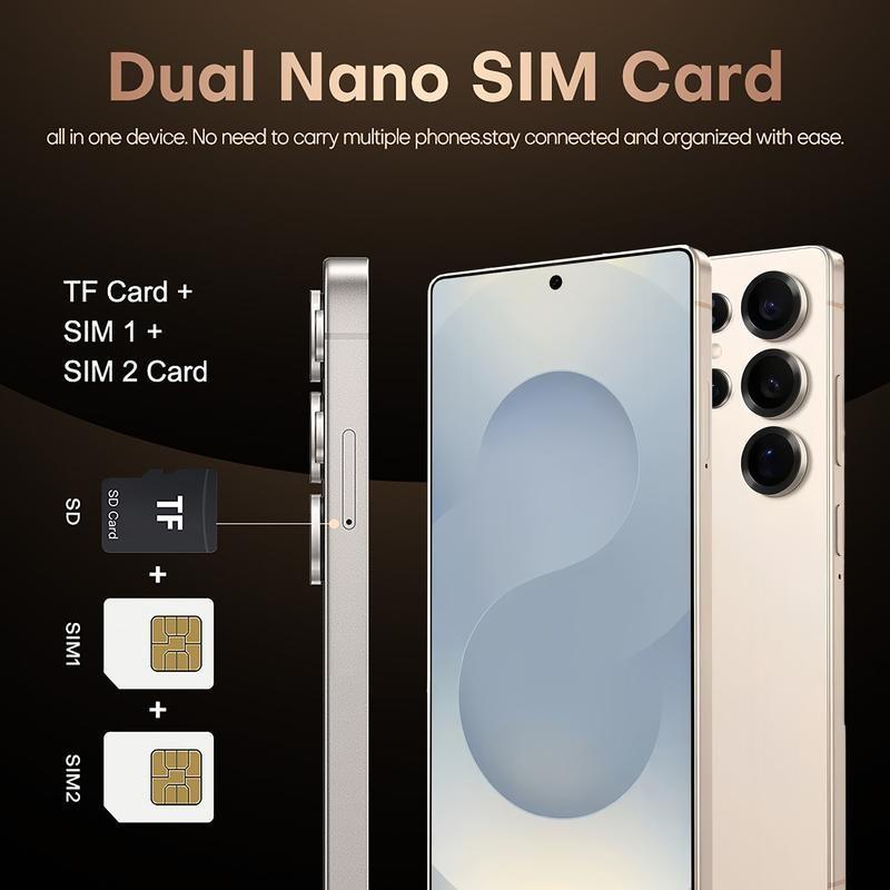 I25 Ultra 6.8-inch smartphone, 4G network Touchscreen smartphone with stylus, dual SIM dual standby, 4G + 64GB large memory, 8+16MP high-definition dual cameras, the perfect gift for holidays and birthdays.