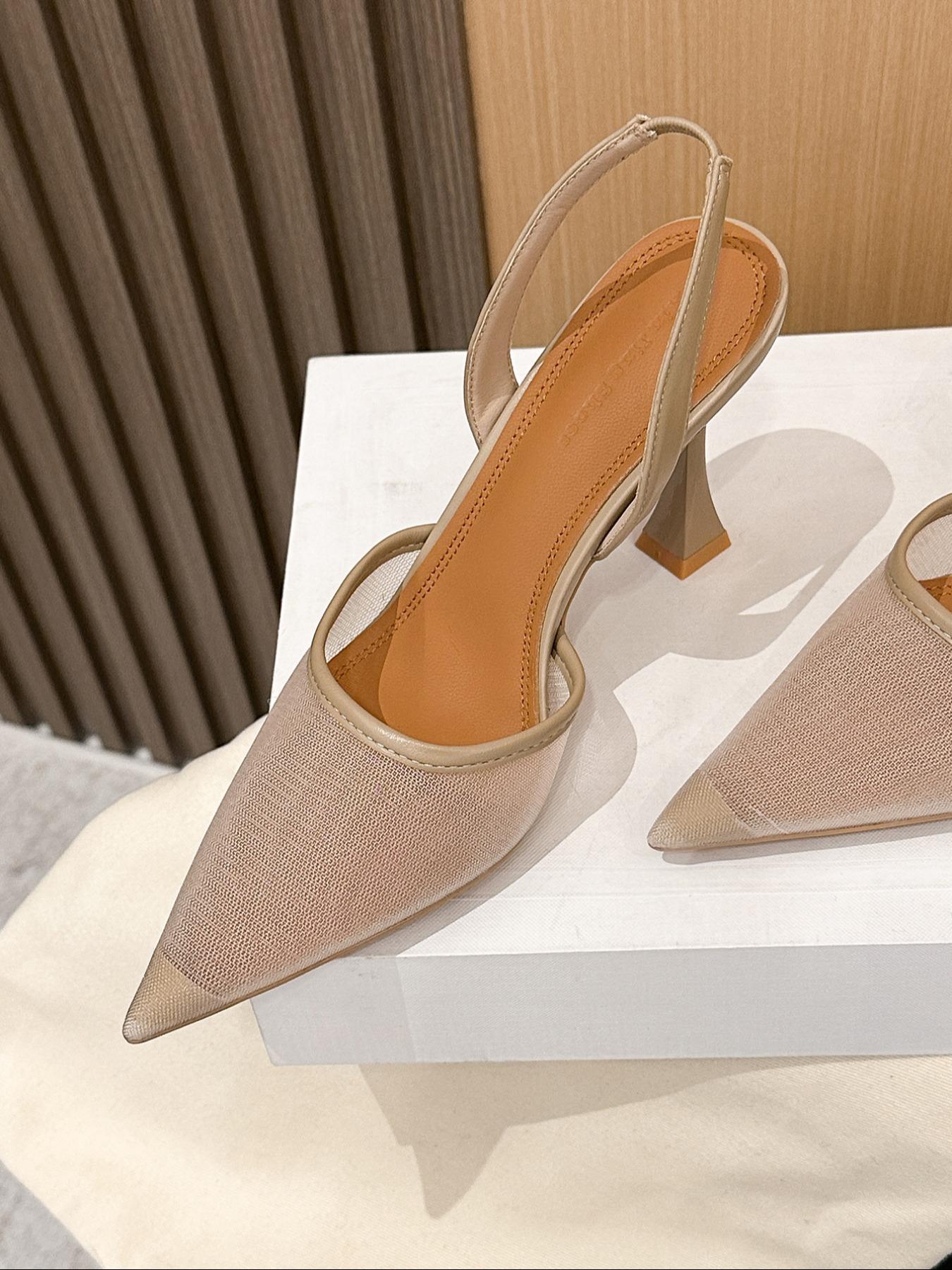 Women's Fashionable Solid Color Stiletto Heels, Elegant Pointed Toe Medium Width High Heels for Party, Daily Clothing Decor, Barefoot Shoes for Women & Girls, Footwear