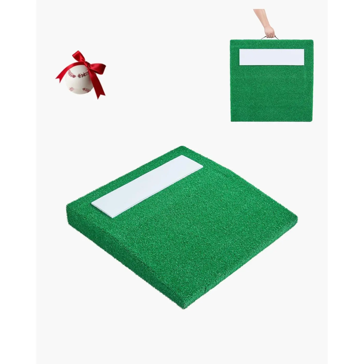 31-Inch Portable Pitching Mound For Baseball And Softball Training, Easy Setup, Lightweight Yet Durable, Outdoor Practice Equipment For Backyard Or Field, Weather-Resistant Mound, Realistic Pitching Height And Safe Landing Surface