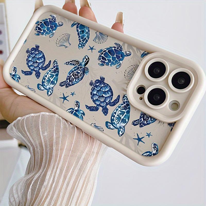 Cute Turtle Shell Pattern Phone Case, Anti-drop Cellphone Protective Case, Total Protective Shockproof Mobile Phone Cover for iPhone17 Pro Max Plus Air/11 12 13 14 15 16 Pro Max Protector Screen Protector Protection Casing Smartphone