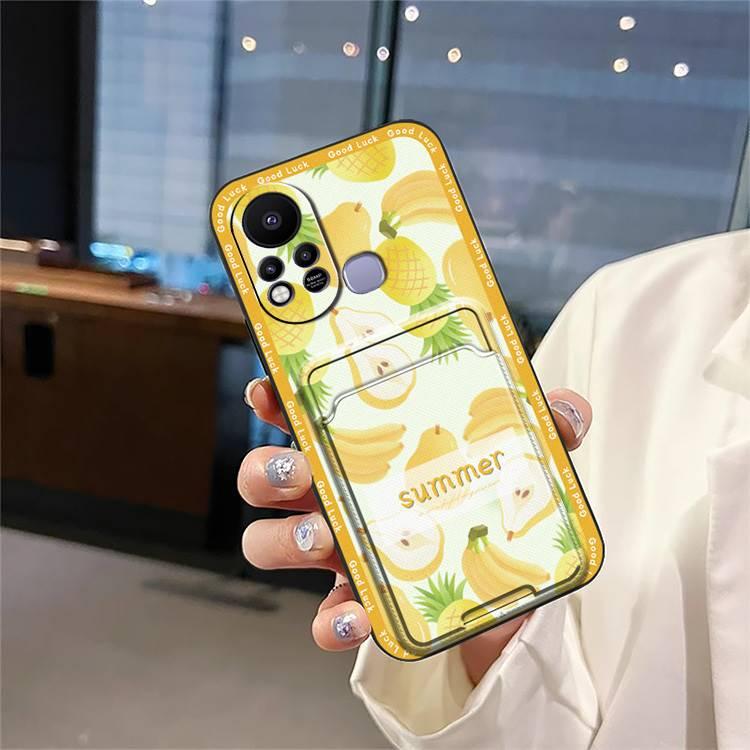 Graffiti Dirt-resistant Phone Case For Infinix Hot11S/X6812 Durable Card sleeve Anti-dust Back Cover Cartoon Waterproof Full wrap Cover Cute Shockproof Fashion Design protective