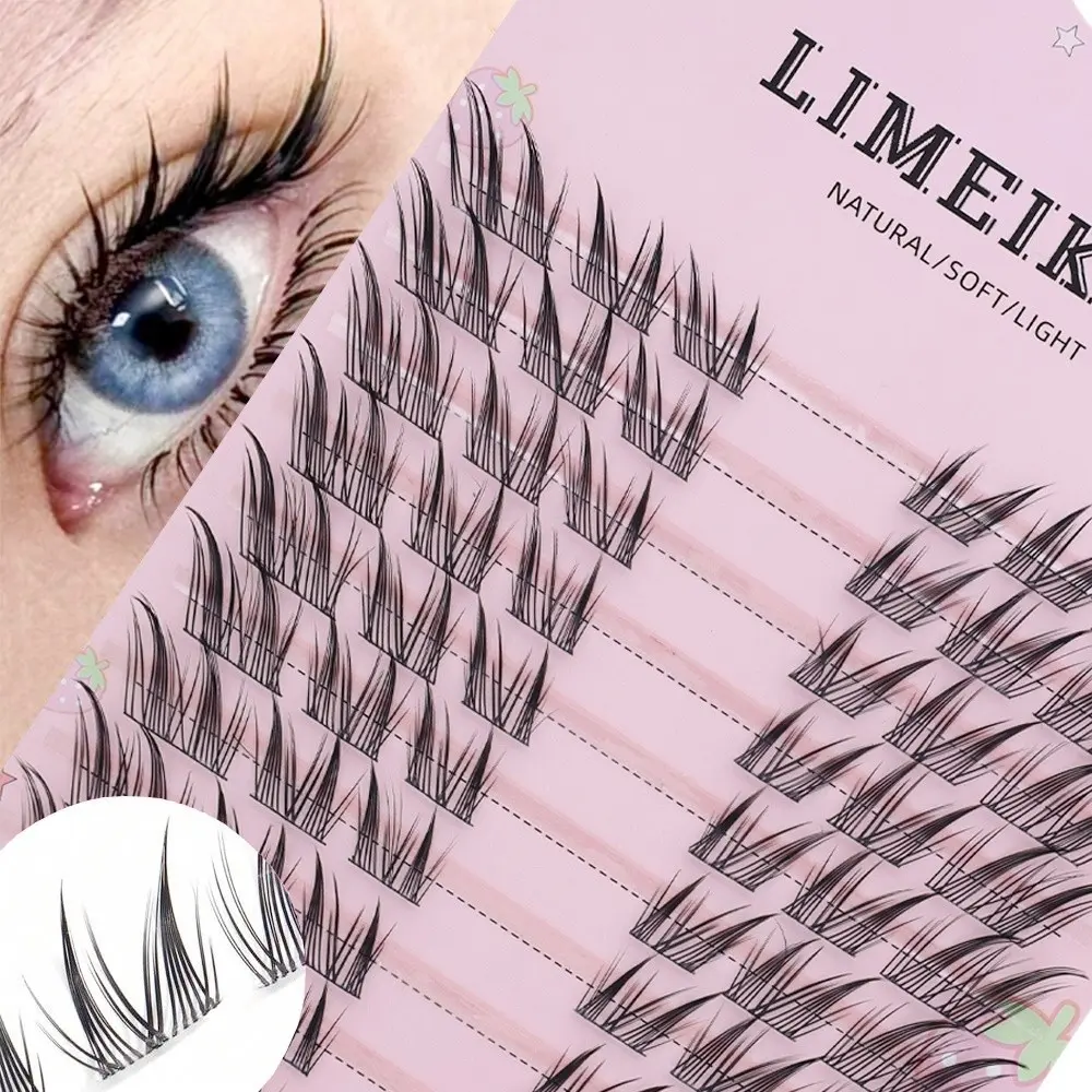 10 rows of clustered C-roll eyelashes, cat eye style diagonal eyelashes, realistic like comics, soft fur color that is gentle on the skin, low irritation, extremely fine black fur
