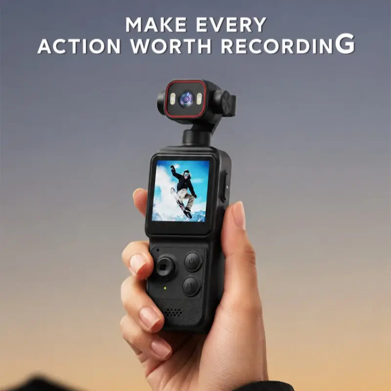 Mini Portable 1080P Outdoor Sports Action Camera, Anti-Shake, Mobile WiFi, Rotatable, Loop Recording, Wide Angle Lens, Ideal for Cycling, Vlogging, Travel