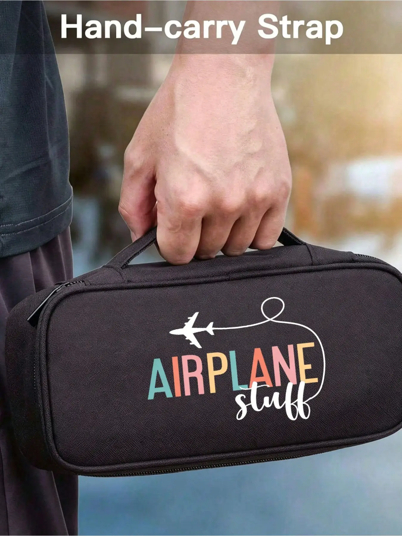 Multifunctional Digital Bag, Travel Essentials Pouch, Cable Organizer, External Hard Drive Case, Portable Power Bank Holder