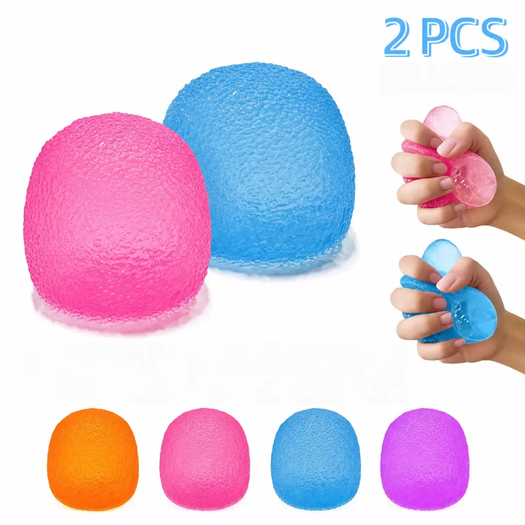 2 PCS Squishy Fidget Toys Stress for Teens and Adults, Super Solid Squeeze Ball, Squishy Balls, Sensory for Stress Relief, Birthday, Easter Basket Stuffers and Party Favors