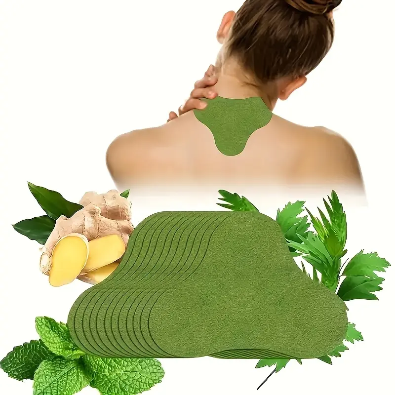 30PCS Premium Self-Heating Neck Guards Natural Ingredients for Soothing Sensation and Flexibility Support