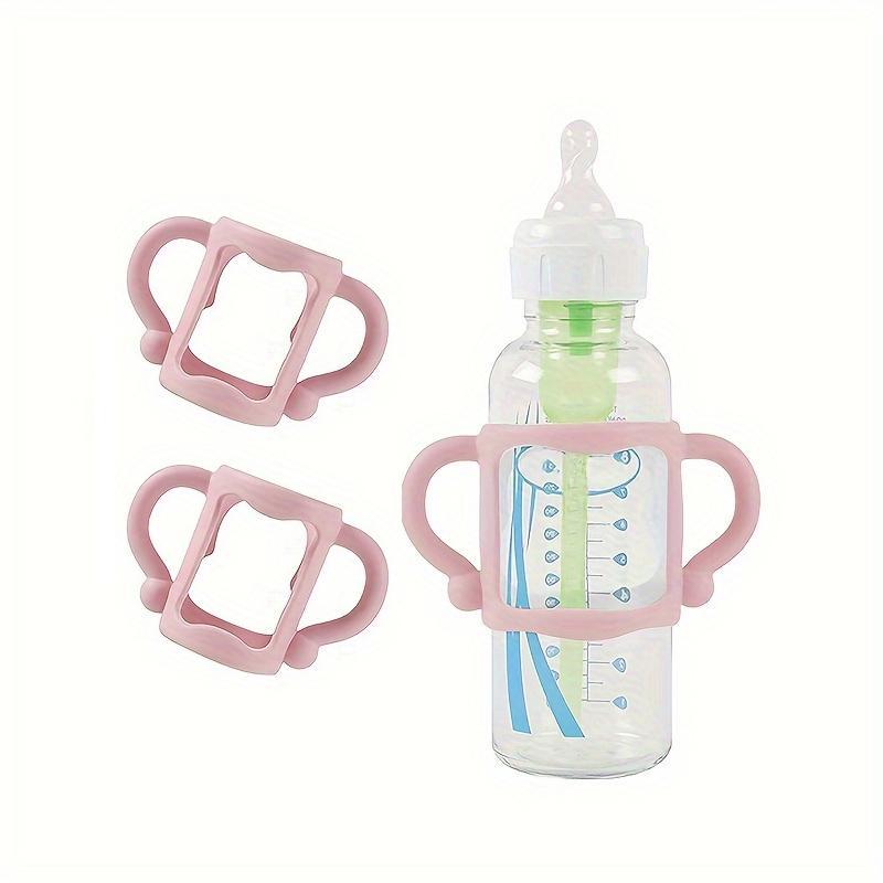 1pcs/2pcs Baby Bottle Handles and Silicone Sleeves, Multi-Functional Design for Easy Grip, Ideal for Confident Infant Newborn Baby Feeding