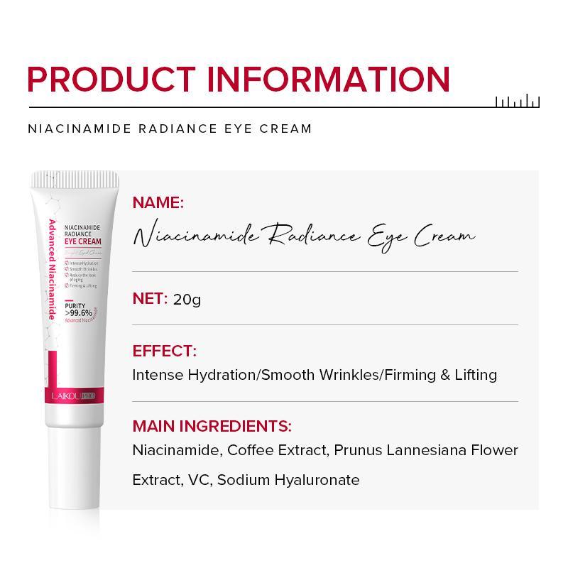 Firming Eye Creams, Niacinamide Radiant Eye Cream, Moisturizing Eye Creams, for Reducing The Look Of Age Spots, Valentine's Day Gift