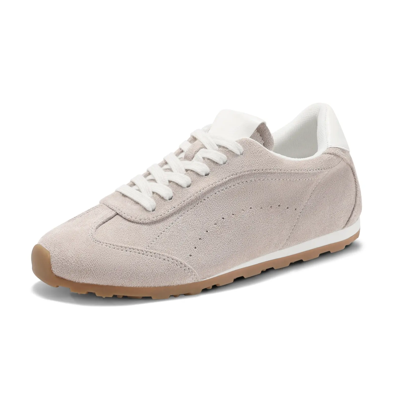Coutgo Women's Fashion Sneakers Casual Walking Shoes Lace Up Tennis Shoes