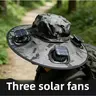 Men's Camouflage Solar Fan Bucket Hat - Big Eaves, Cooling Fans, Mesh Fabric, Adjustable, Sun Protection, Heat Relief Hat, Eco-Friendly Charging Sports Fishing Cap for Summer Anglers, Outdoor Sports