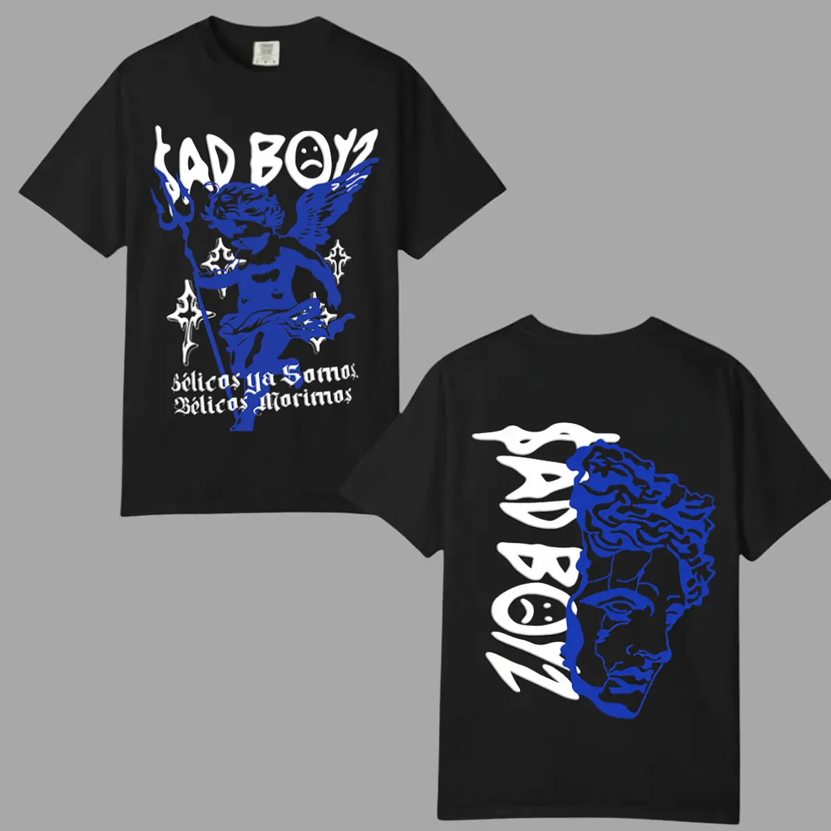 Sad Boyz Junior H Graphic T-Shirt, Vintage Hip Hop Rap Tee, Men Women Y2K Merch Fan Gift