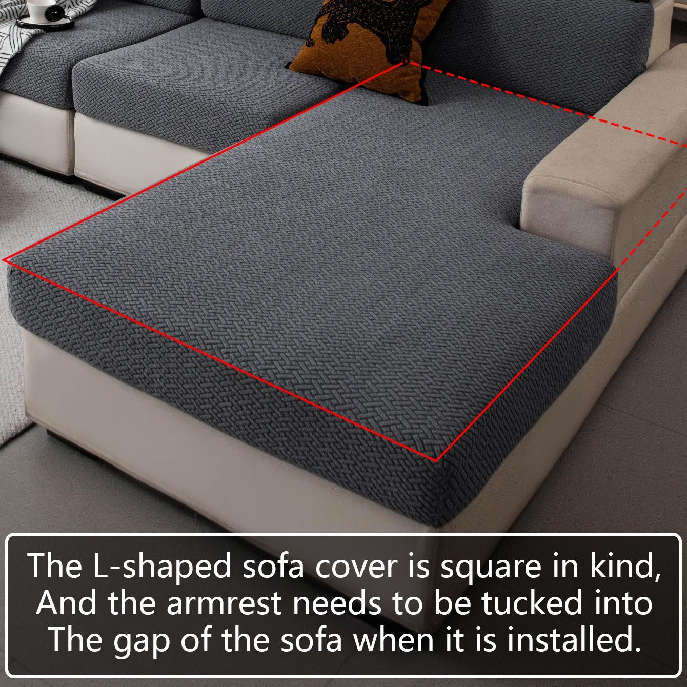 Solid Color Sofa Cover, 1 Count Soft & Durable Washable Elastic Sofa Slipcover, Sofa Protector for Home Living Room, Bedroom, Office, Sofa Couch Covers #GLOBAL PICKS