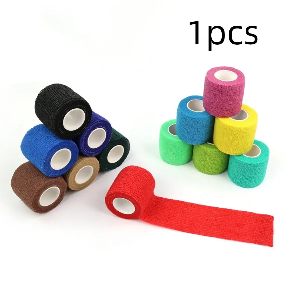 1pcs 5cm Wide 4.5m Long Finger Bandage, Self-Adhesive Elastic Breathable Sports Wrap, Athletic Support Tape for Active Use
