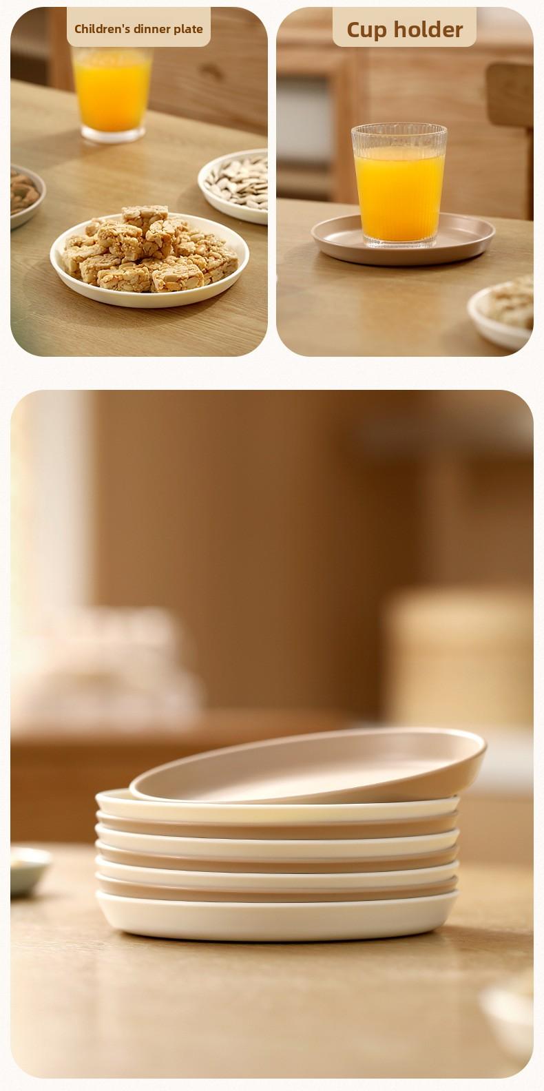 FaSoLa Japanese-style bone dish for home use, a waste dish for bones, plastic snack tray
