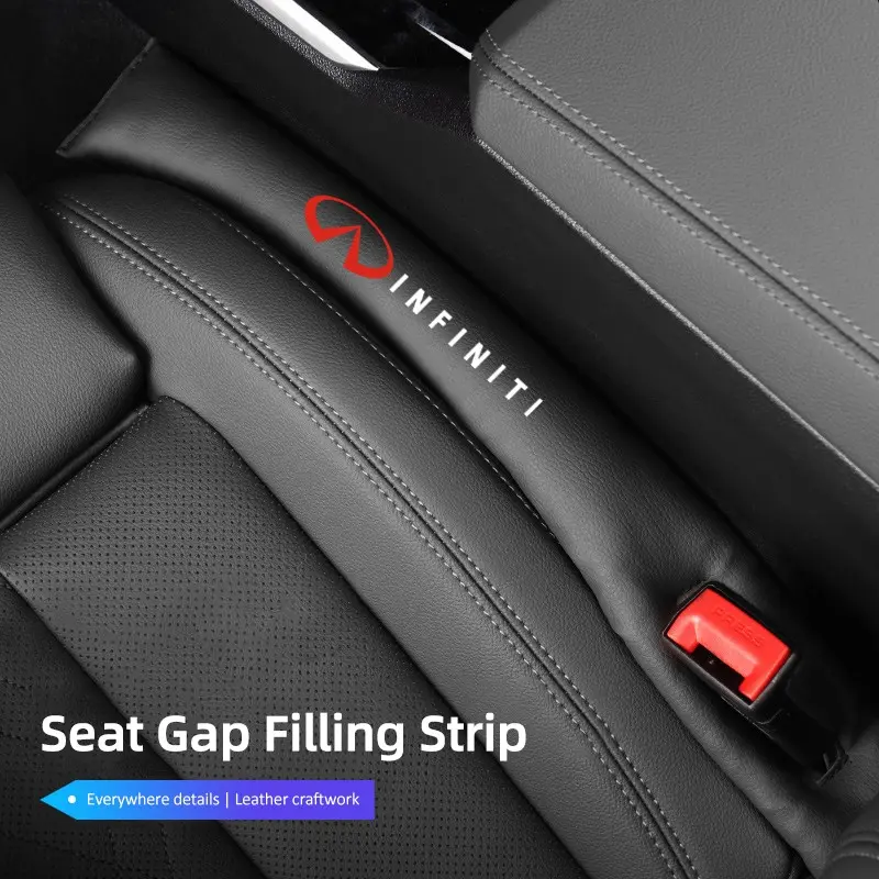 Car Seat Gap Filler Side Seam Plug Strip Leak-proof Filling Strip For Infiniti QX80 QX60 QX50 QX65 QX55 Q60 Q70L QX30 Q50 QX70 Q30 Q70 EX FX JX