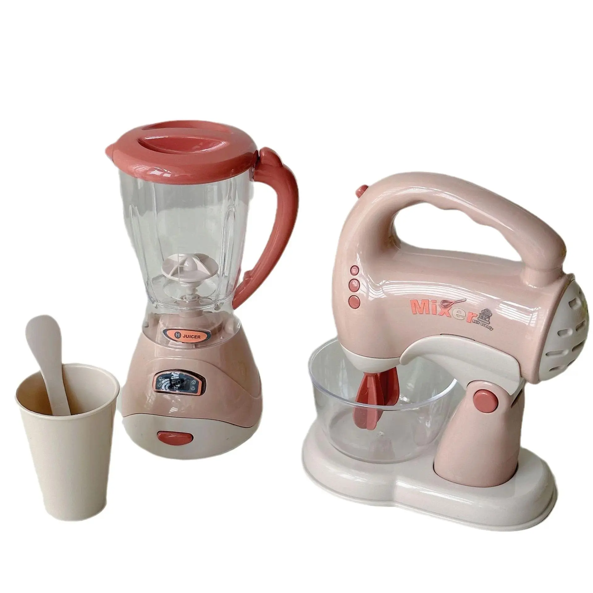 Unisex Kids' Pretend Play Mini Household Kitchen Set - Coffee Maker, Water Dispenser, Toaster, Mixer - Birthday Gifts (Toys & Hobbies, Classic & Novelty, Stress Relief)