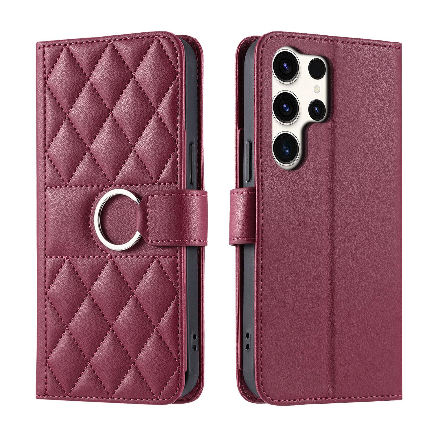 For Samsung Galaxy A21S A16 A17 A32 A33 A34 A35 A36 A37  A50 A52 A53 A54 A55 A56 A73 Wallet Case, PU Leather Flip Folio Case with Card Holders Kickstand [Shockproof TPU Inner Shell] With Long Lanyard for Girl Women Lady