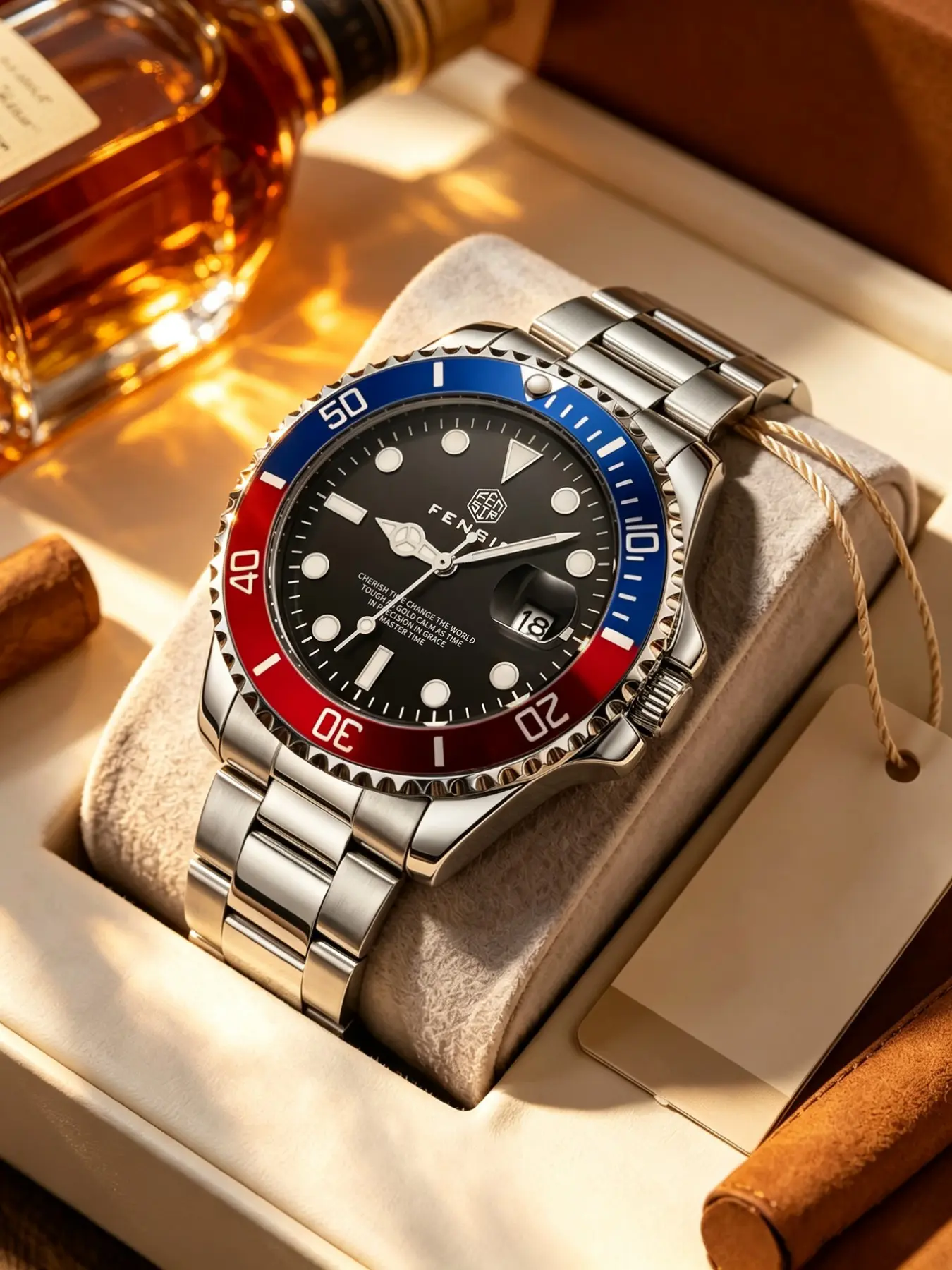 Classic Business Men's Fashion Watch, Luminous Hands Calendar Display, Suitable for Various Occasions, Men's Gift Watch