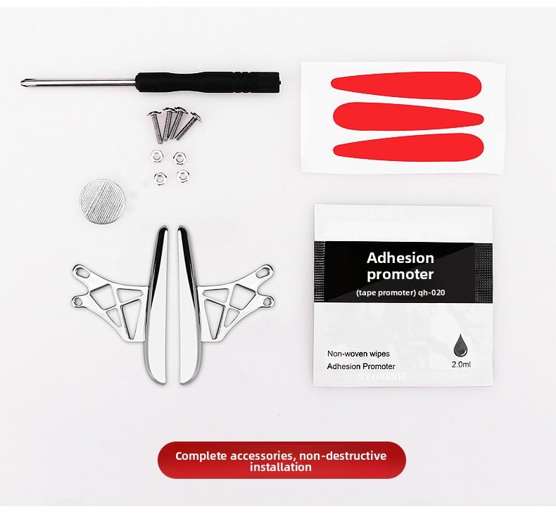 Solar LED Roof Light, Flowing Glow Tail Wing Warning Light for Car SUV Truck, No Wiring Easy Install, Night Driving Safety Beacon, Universal Fit Anti-Collision Accessory, IP67 Waterproof