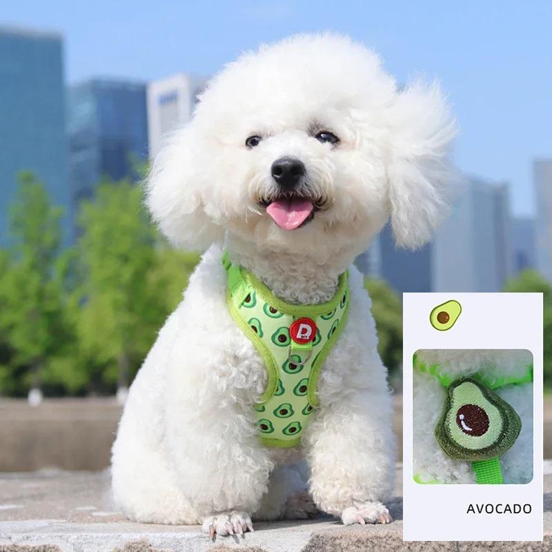 Comfortable Vest Style Dog Harness for Small Breeds - No-Pull Breathable Pet Harness with Leash  Dog Accessories