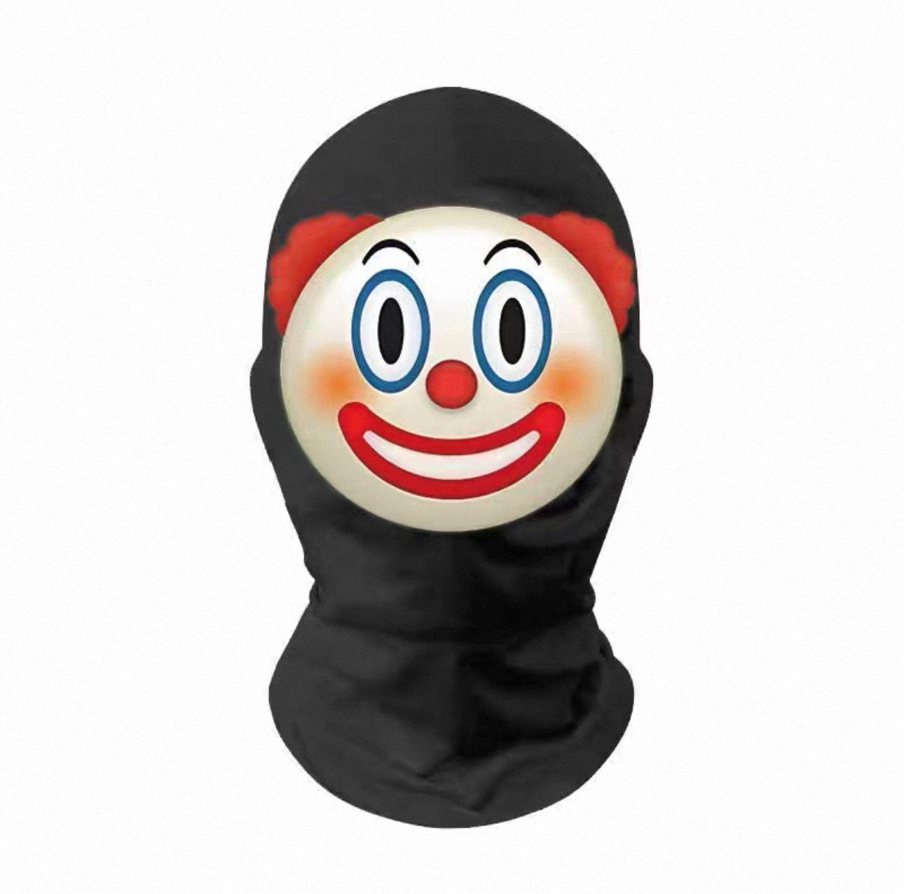 Popular funny hood mask tricky funny face big head dragon picture expression bag hood cycling mask breathable
