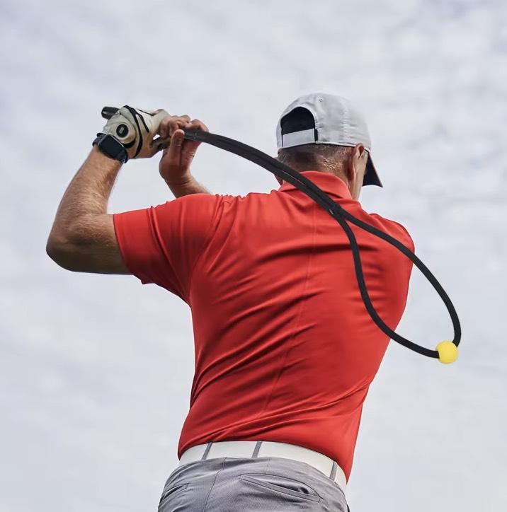 Golf Swing Rope Tempo Training Aid to learn the correct tempo in your golf swing and generating natural power.Amazing golf accessory and you can practice even without golf ball.Easily packable so you can put them in your golf bag and while you’re travel