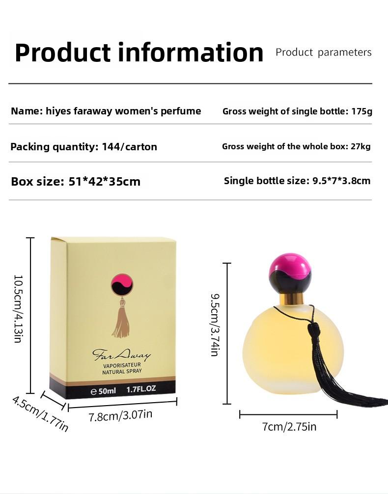 Women's best-selling gift: Long-lasting light floral fragrance Tai Chi perfume