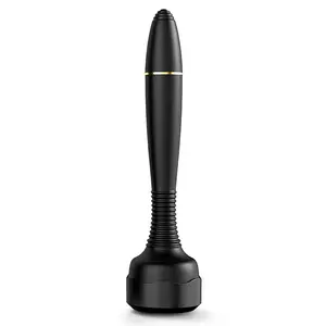 0.25mm Microneedling Derma Roller Stamp, Home Use Micro Needle Roller for Men Women, Black