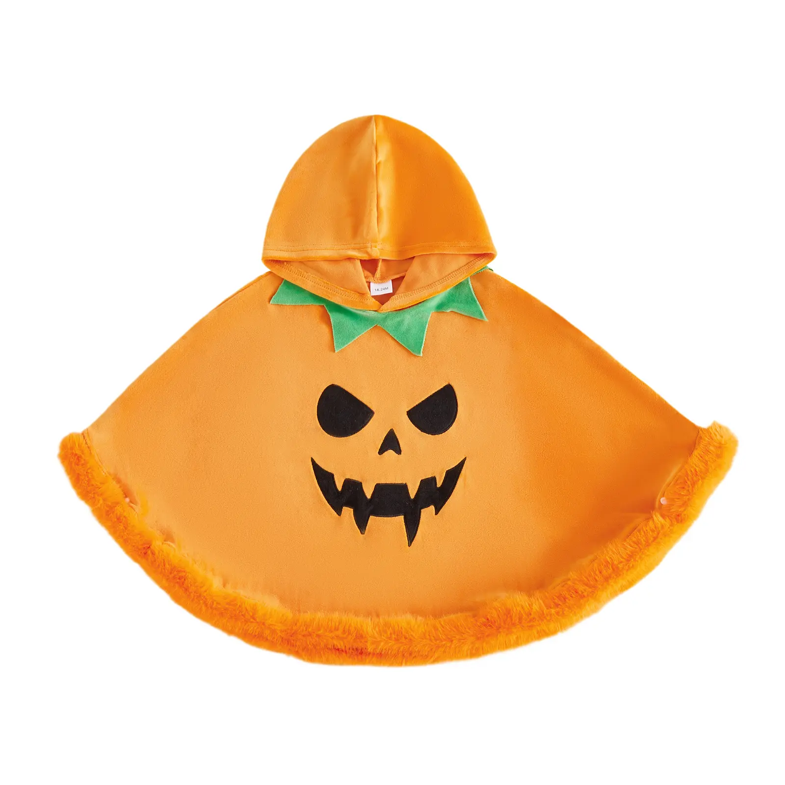 Babamoon Toddler Baby Girl Boy Halloween Pumpkin Costumes Boys Girls Cute Pumpkin Cloak Hooded Cape Poncho Cosplay Party