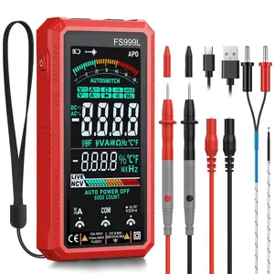 2026 6000 Counts Smart Digital Multimeter,USB Rechargeable,Color LCD Screen| Smart auto/manual multimeter,AC/DC voltage current,NCV safety,capacitance frequency temperature,True RMS,home and car repair