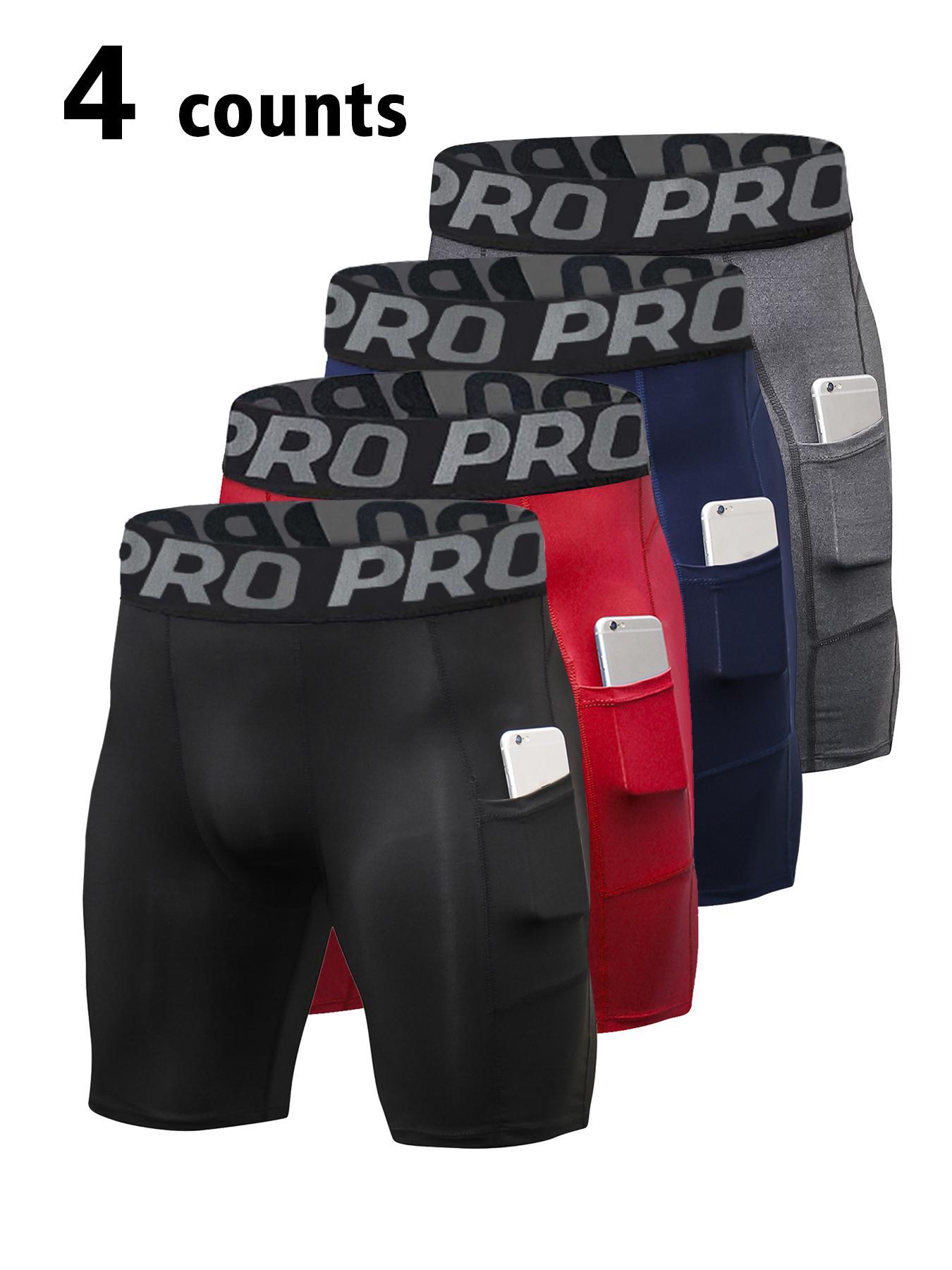 Men's Compression Gym Shorts, Compression Stretch Shorts, Breathable Comfortable Gym Shorts, Athletic Gym Yoga Shorts, Workout Underwear, Menswear, Sports Clothes, Athleisure Shorts, Fitness Training Shorts