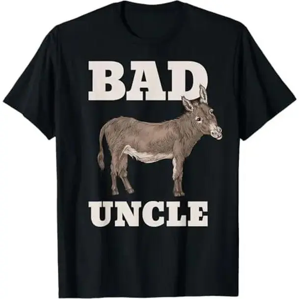 Men's Hilarious Uncle Pun Pure Cotton T-Shirt Top - Bold Print, Stylish Design, Fitted Cut, Machine Washable American Menswear, Pure Cotton Clothing