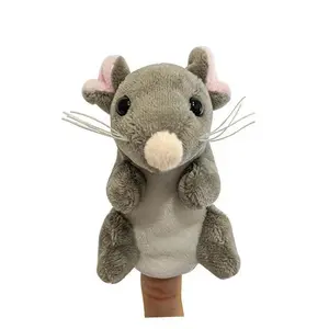 New Hand Puppet Plush Toy Cartoon Animal Family Finger Puppet Role Play Tell Story Cloth Doll Educational Toys For Children Kids