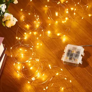 1 Pack 16.4 Ft. Battery Operated Outdoor String Lights with Remote & Timer, LED Warm White Fairy Lights, Waterproof Twinkle Lights for Bedroom, Dorm, Mason Jar, Wedding, Party, Christmasfidget toys