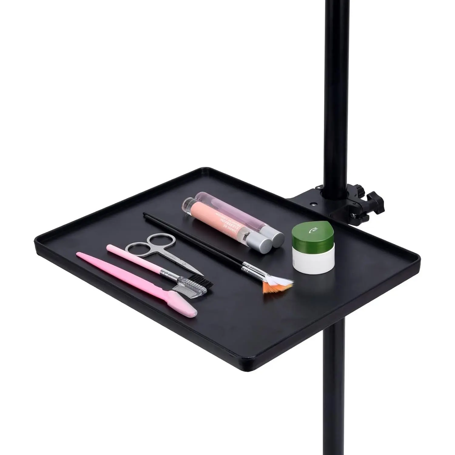 Lash Tray Holder 10.6 x 8 inches, Adjustable Lash Trays for Lash Extensions Lash Trays Organizer Adjustable Plastic Essential Organizer Stand for Lash Techs Mirror Tablet Holder for Salon or Homes Use