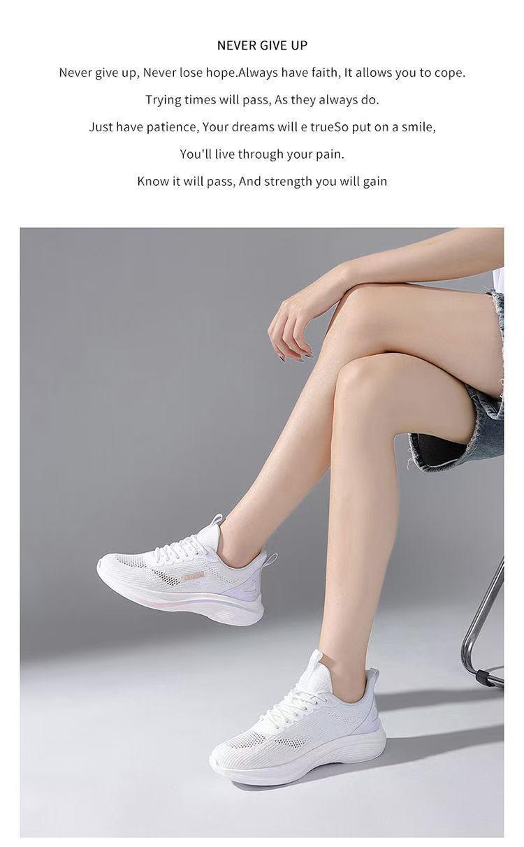 2026 Autumn New Korean Style Breathable Flyknit Women's Shoes, Trendy Student Running Sneakers, Casual Shoes, Women's Footwear