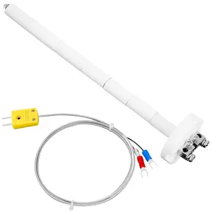 K-Type Thermocouple Block Ceramic Kiln Insulator Temperature Measuring Sensor Probe 32 to 2372 °F(0 to 1300 °C) 3.3 FT Wire Extension 11G High Measuring Tool