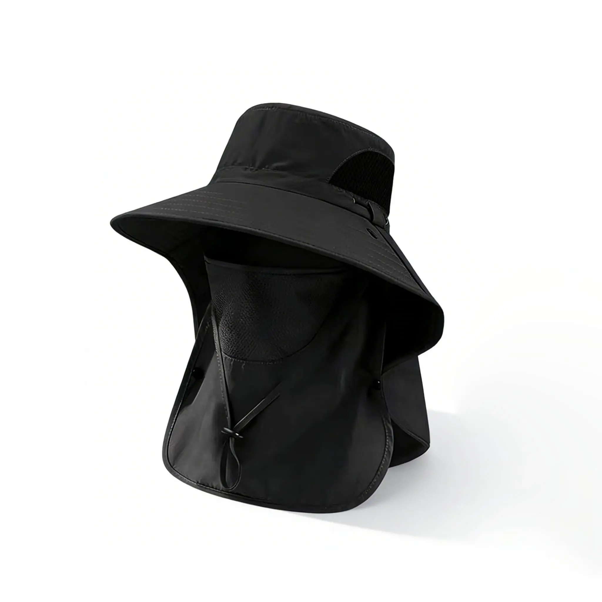 Summer Fisherman's Hat Detachable Outdoor Fishing Face Covering Neck Protection Sun Hat,4-in-1 Detachable UV Protection Sun Hat – 360° Face & Neck Shield