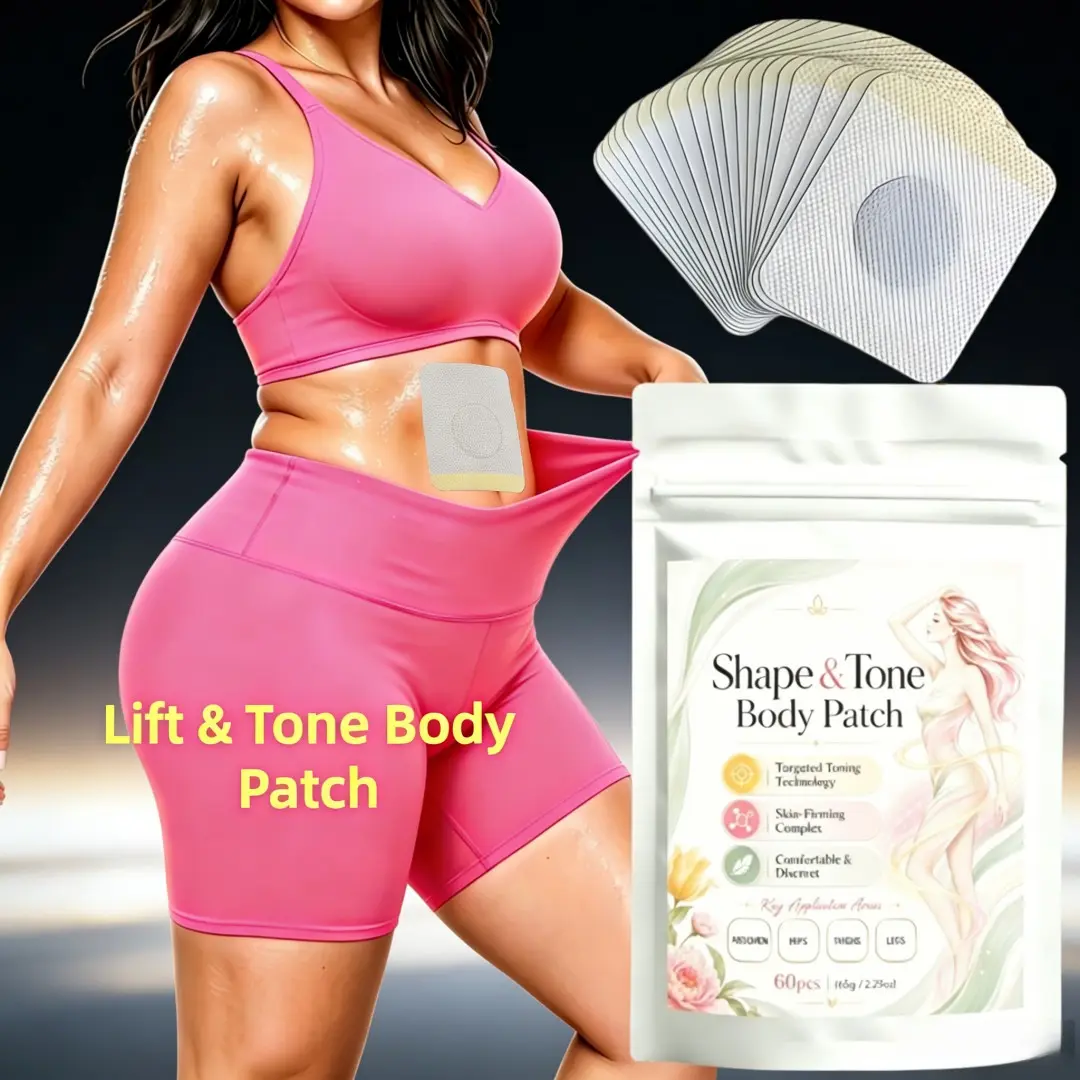 Body Patches for Abdomen, Buttocks, Thighs, Ankles, Ultra-Thin Breathable Design, Comfortable Invisible, Alcohol-Free, Daily 60 Pieces/70g