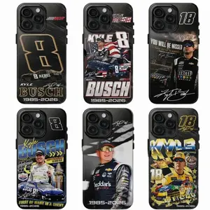 Kyle Busch (#8/#18 Champion) Themed Phone Case — A Tribute to a Legend (1985–2026); Compatible with iPhone 11–17 Pro Max/Plus Series and Samsung Galaxy S23 Series