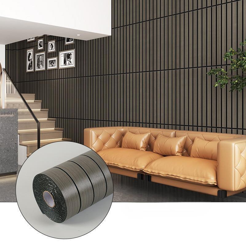 Wood-Grain 3D Foam Self-Adhesive Wall Stickers and Ceiling Tiles, Suitable for Living Room, Bedroom and Kitchen DIY Wall Decor, Self Adhesive Wallpaper