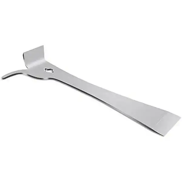 10 in Beekeeper's Polished Stainless Steel Hive Scraper Tool, Rust-Proof Multifunctional Beekeeping Equipment for Scraping Wax, Propolis, Silver